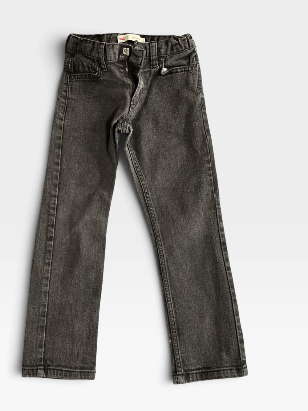 Levi's Kids Charcoal Gray Straight Leg Jeans